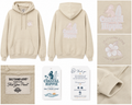 Coastal Hippie Embroidered Hoodie