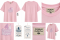 Coastal Hippie Embroidered Tee – Pink