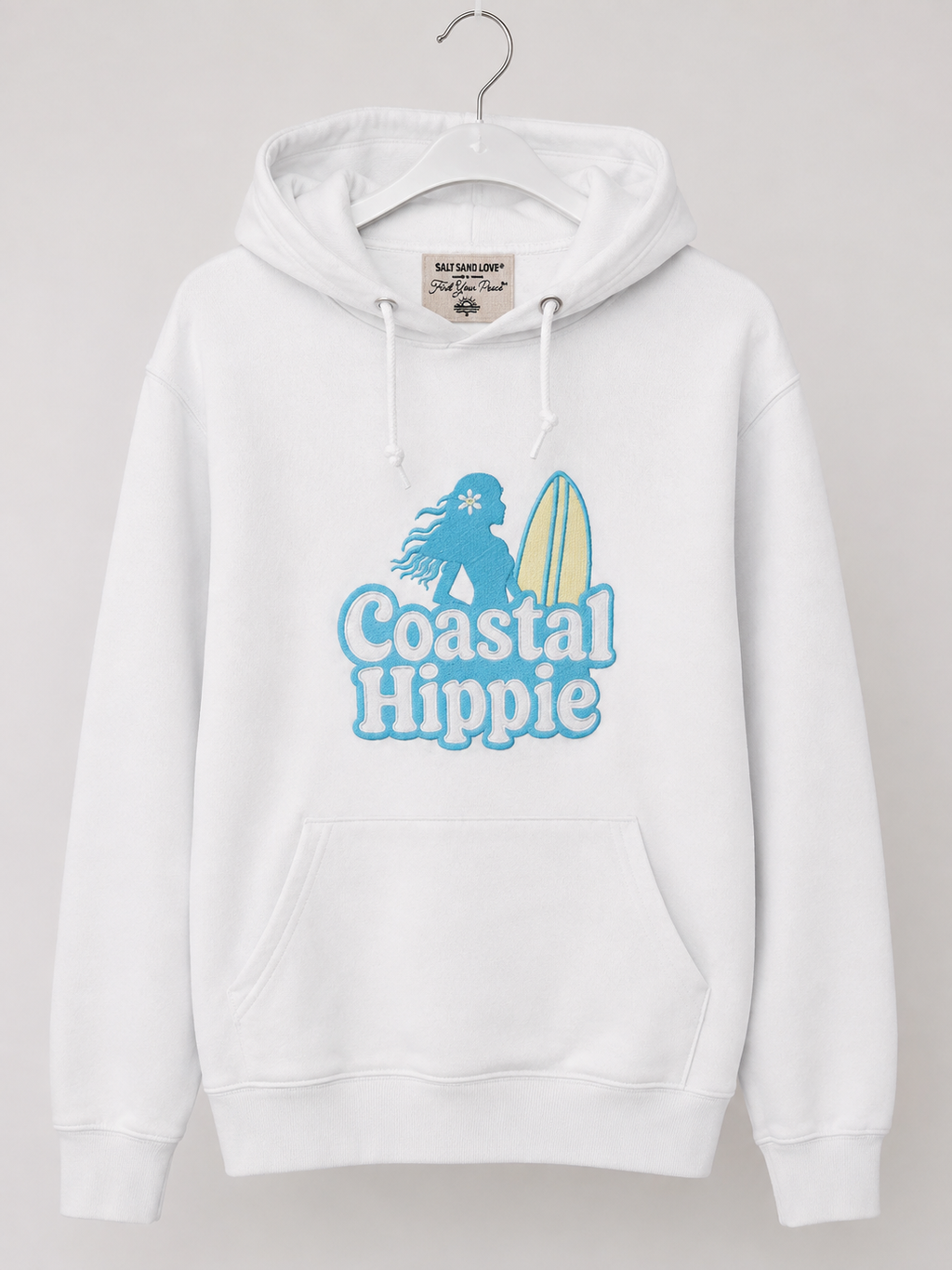 Coastal Hippie Embroidered Hoodie