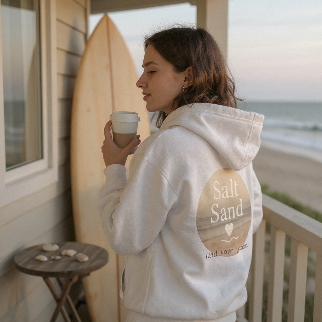 Salt Sand Love -Coastal Hoodie